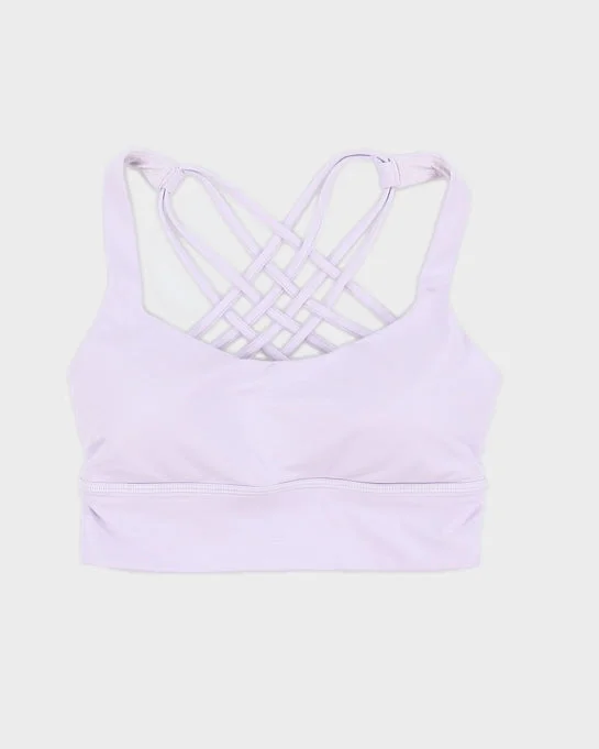 Lululemon Free To Be Longline Sports Bra Lilac - XS