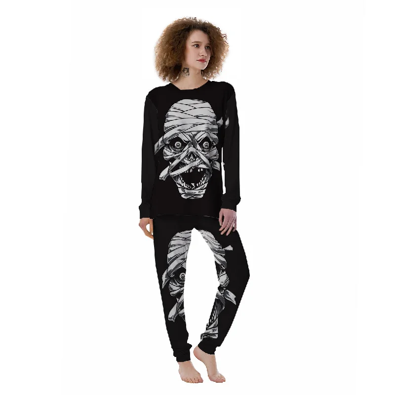 Mummy Head Print Women's Pajamas