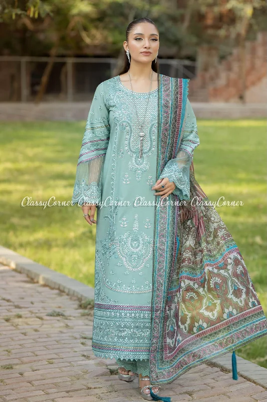 Green Lawn Pakistani 3PC Suit