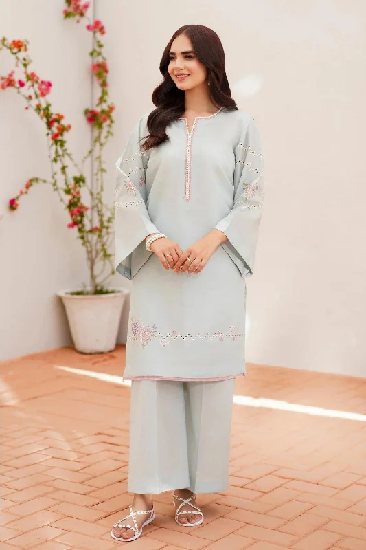 Light Blue Lawn Salwar Kameez