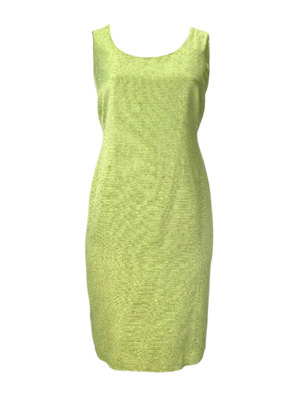 Marina Rinaldi Women's Green Dedal Sleeveless Shift Dress Size 16W/25 NWT