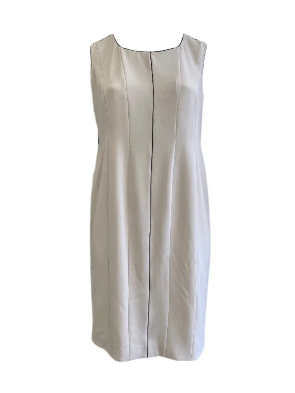 Marina Rinaldi Women's Sand Dakar Sleeveless Sheath Dress NWT