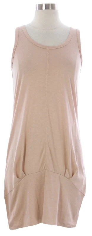 NAILA Women's Light Brown Sleeveless Kochi Dress Dre1LBR $110 NEW