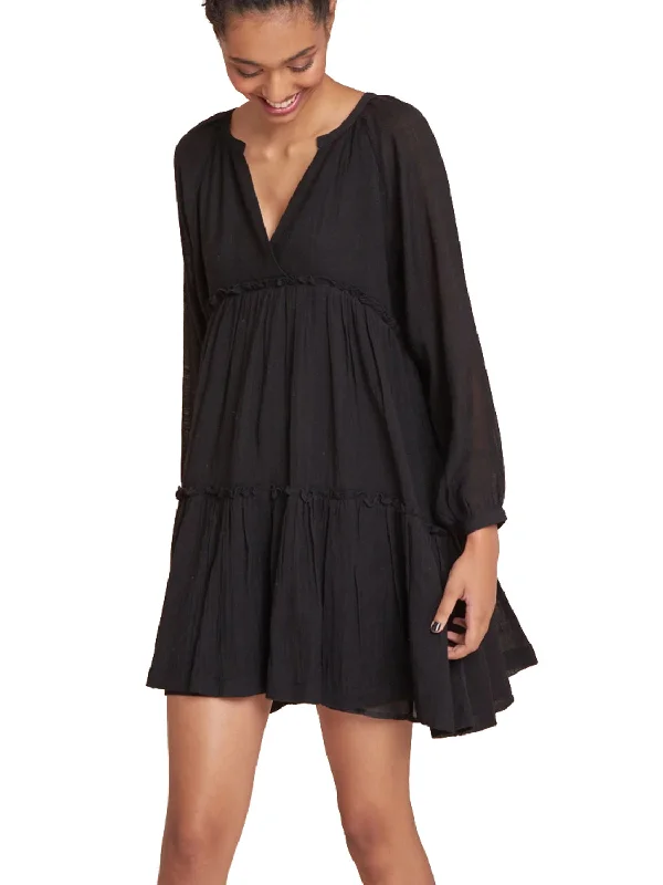 ROBERTA ROLLER RABBIT Women's Black Lalana Dress $185 NEW