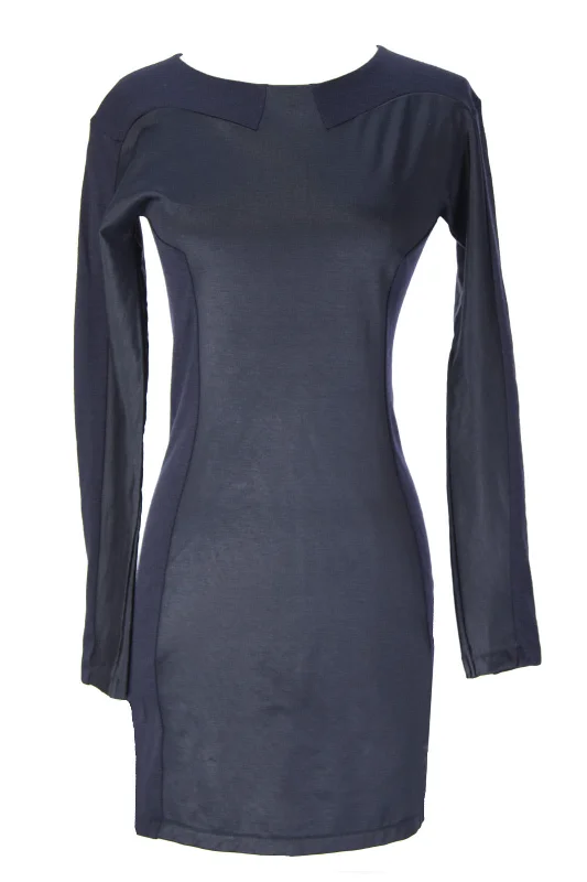 SURFACE TO AIR Women's Navy Melange Noa Dress $310 NEW