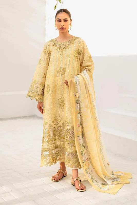 Yellow Pakistani 3pc Lawn Suit