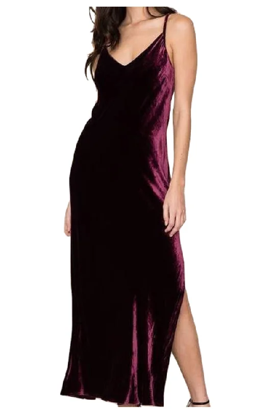 YUMI KIM Women's Merlot After Midnight Dress #DR17392v XS NWT