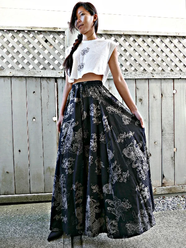 Traditional Koi Fish Long Skirts