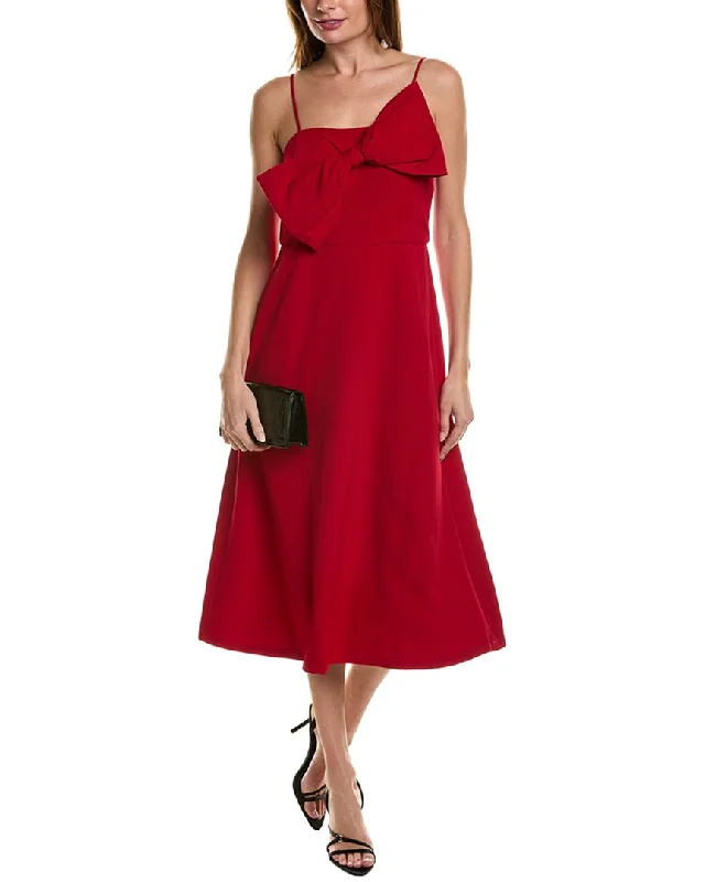 Anne Klein Bow Bodice Midi Dress