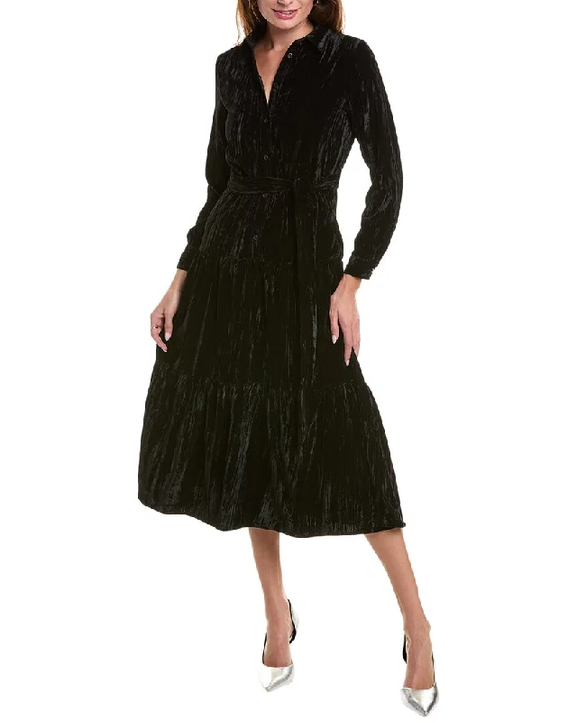 YAL New York Velvet Shirtdress